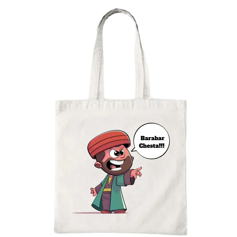 Barabar Chesta !!! Tote Bag