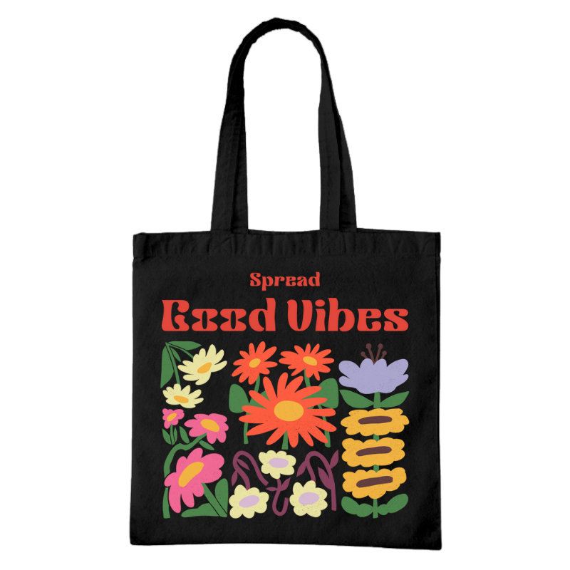 Spread Good Vibes Tote Bag