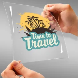 Time To Travel A4 StickZing
