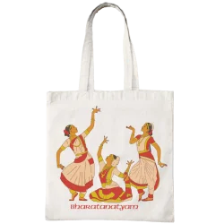Bharatanatyam Tote Bag