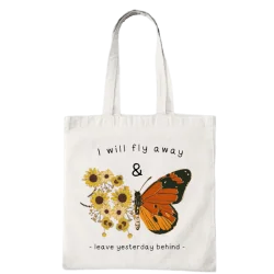 I Will Fly Away Tote Bag