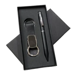 Team Emblem Key Chain And Pen Kit (Black)