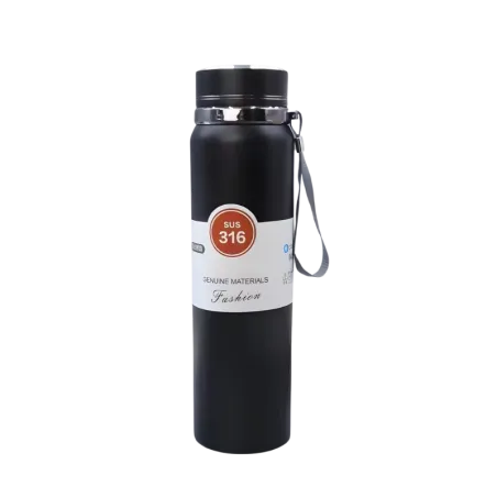 Work Well Stainless Desk Bottle (Black)