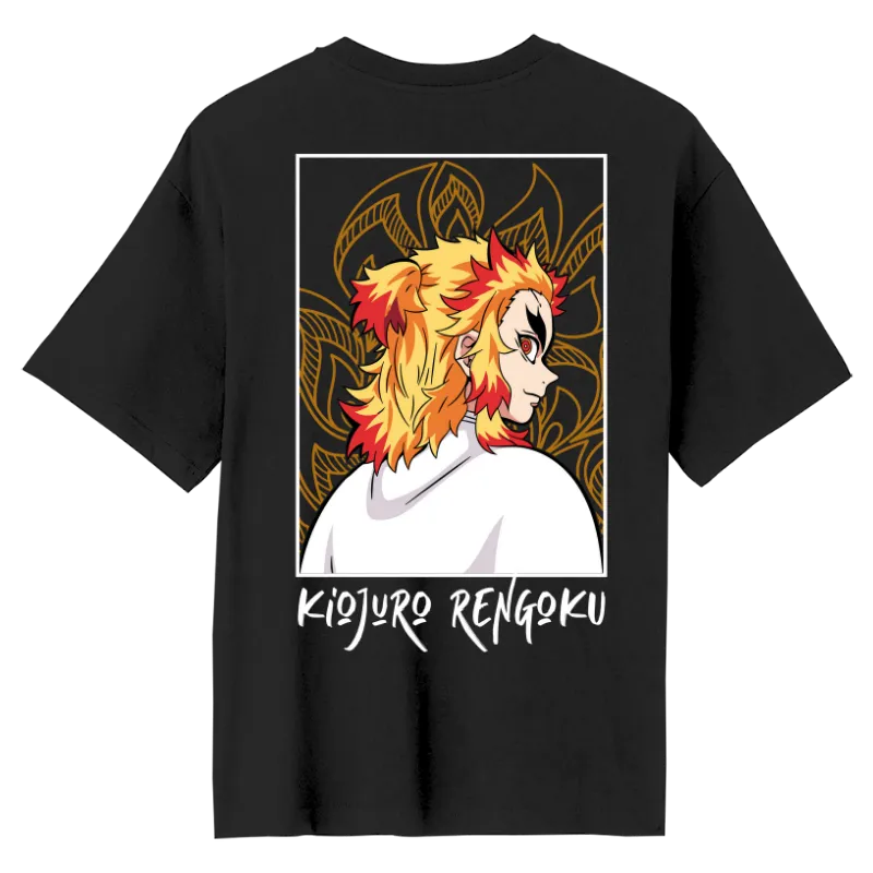 Kiojuro Rengoku Oversized T-Shirt