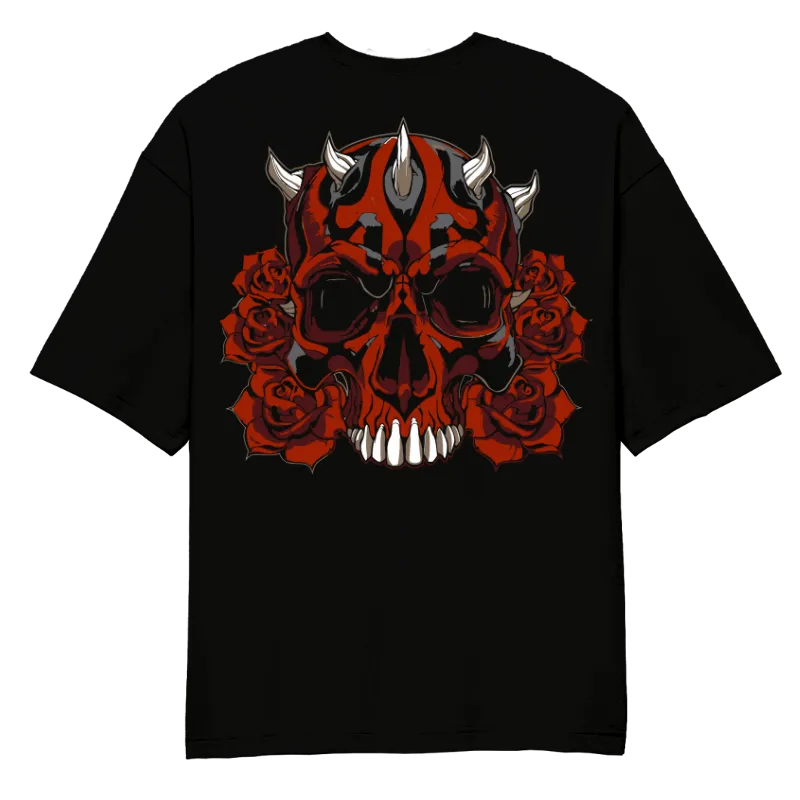 Red Skull Oversized T-Shirt