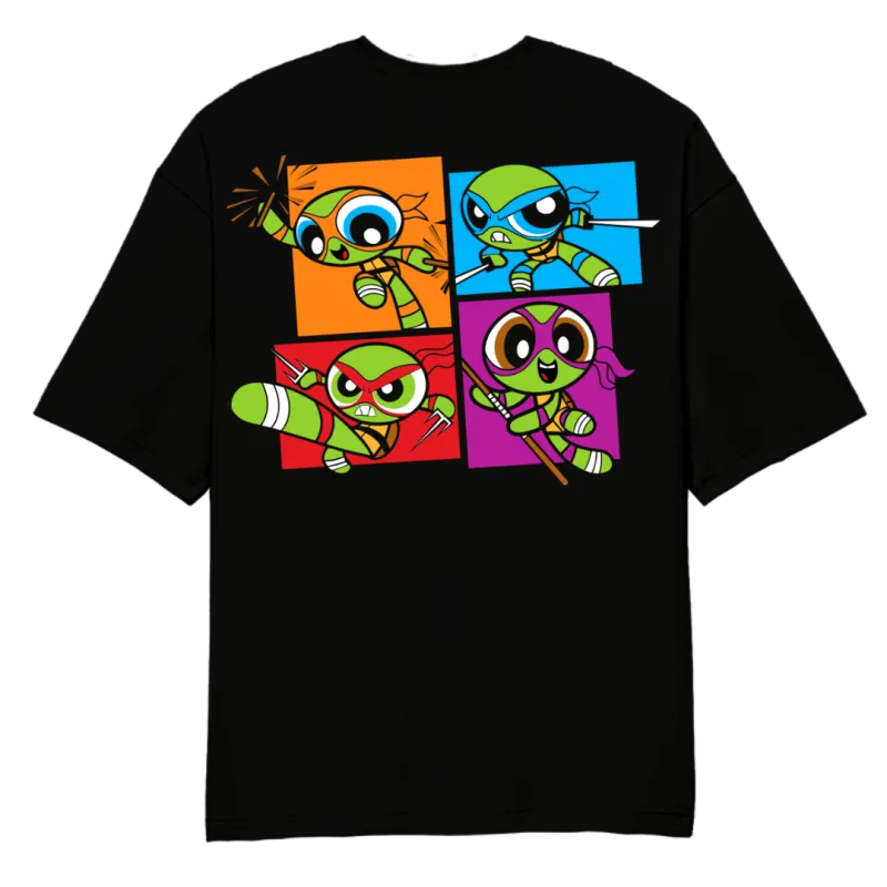 Power Pop Turtles Oversized T-Shirt