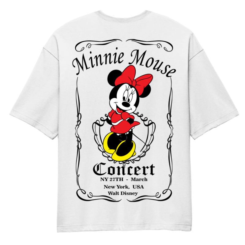 Minnie-Mouse Concert Oversized T-Shirt
