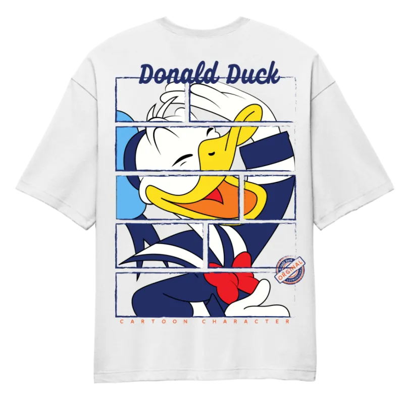 Minnie-Mouse Donald Duck Oversized T-Shirt
