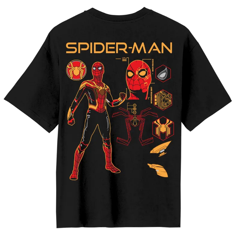 Spider Man Iron Spider Suit Oversized T-Shirt