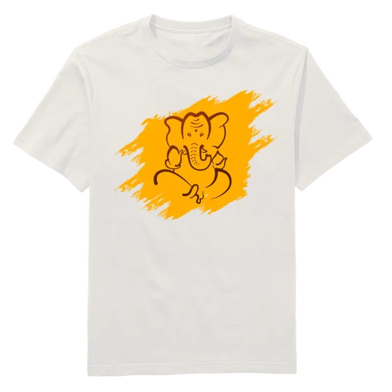 Ganesh Round Neck T-Shirt