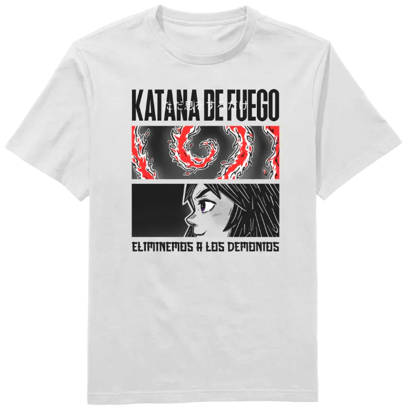Katana Round Neck T-Shirt