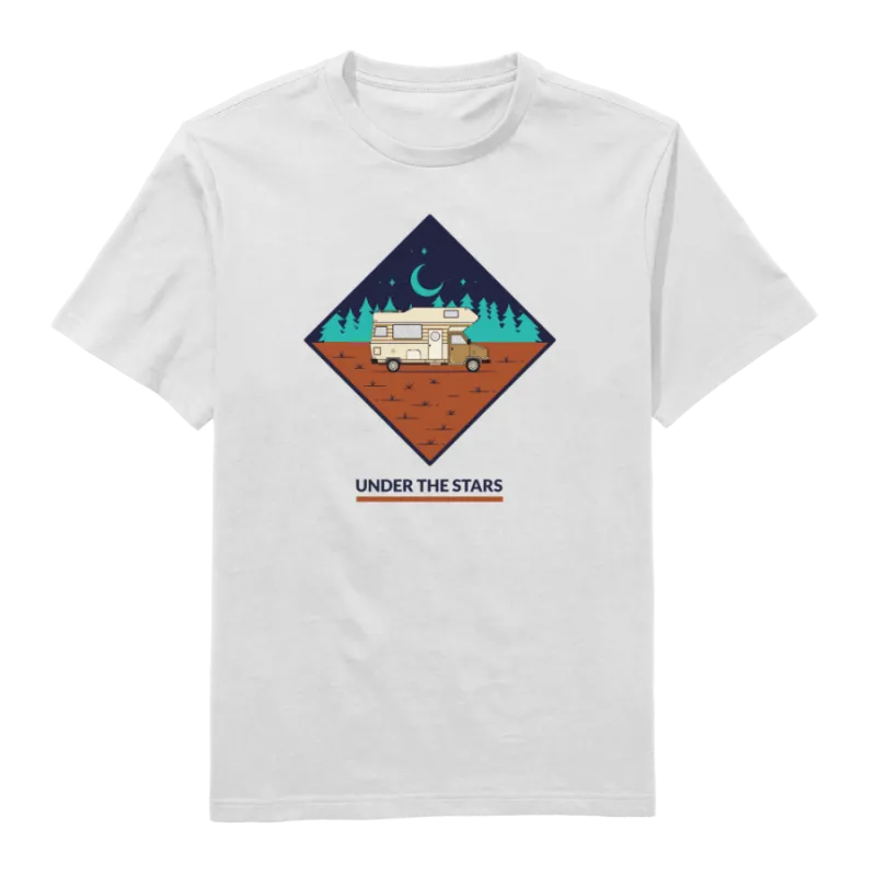 Under The Stars Round Neck T-Shirt