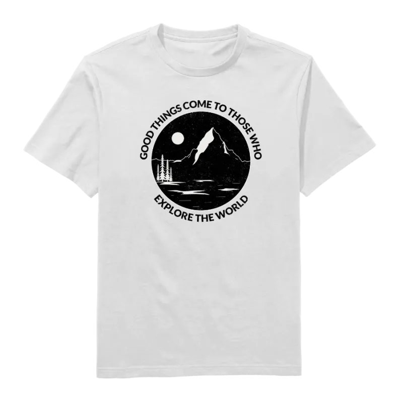 Explore The World Round Neck T-Shirt