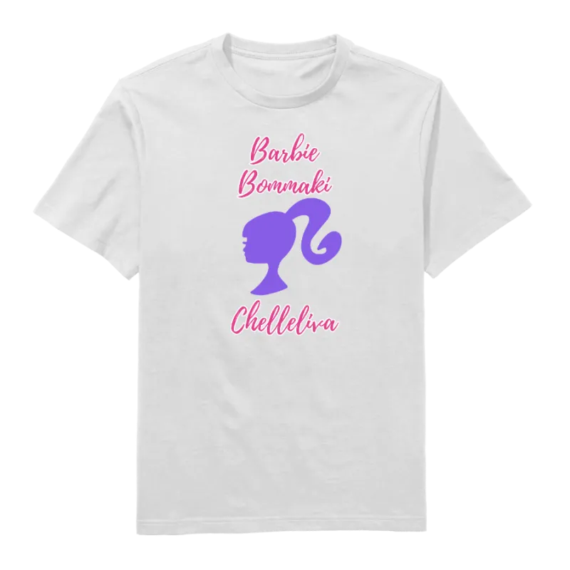 Barbie Bommaki Chelleliva Round Neck T-Shirt