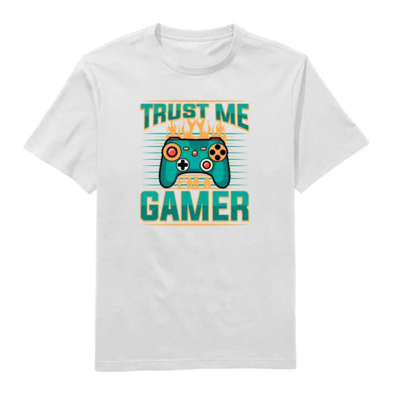 Trust The Gamer Round Neck T-Shirt