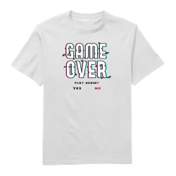 Game Over Round Neck T-Shirt