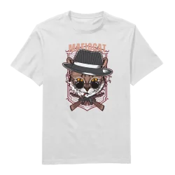 Chill Cat Round Neck T-Shirt