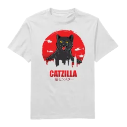 Catzilla Round Neck T-Shirt