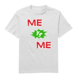 Me vs me Round Neck T-Shirt
