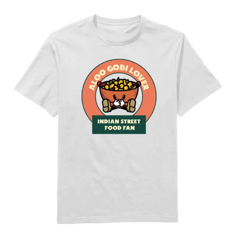 Aloo Gobi Lover Round Neck T-Shirt