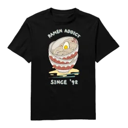 Ramen Addict Round Neck...