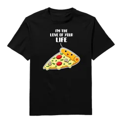Pizza Slice Round Neck T-Shirt