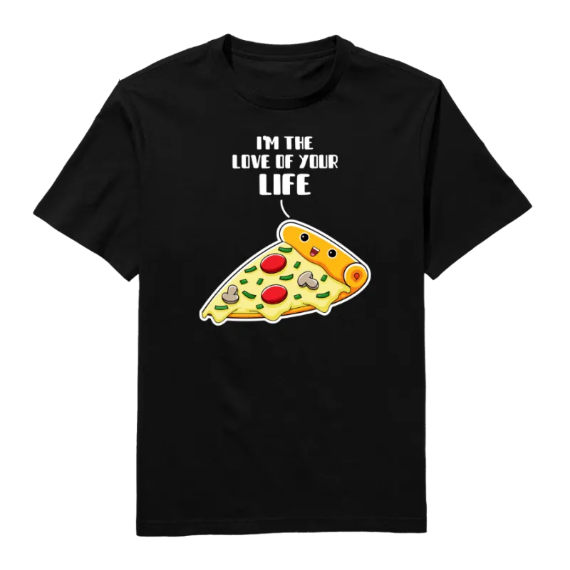 Pizza Slice Round Neck T-Shirt