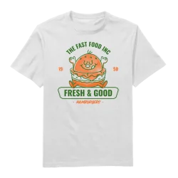Fast Food Round Neck T-Shirt
