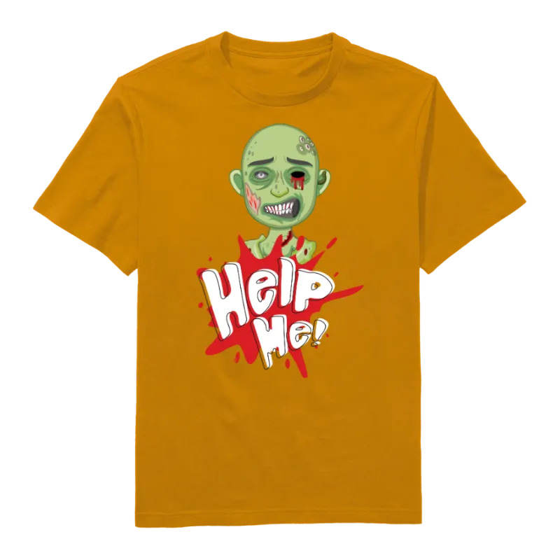 Help He! Round Neck T-Shirt