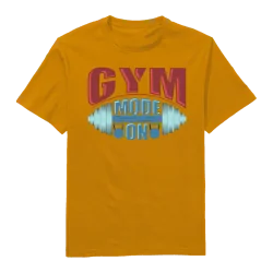 Gym Mood Round Neck T-Shirt