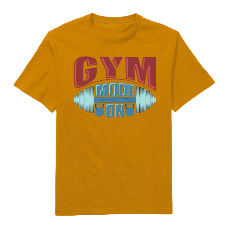 Gym Mood Round Neck T-Shirt