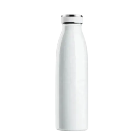 Executive Steel Water Bottle (White)