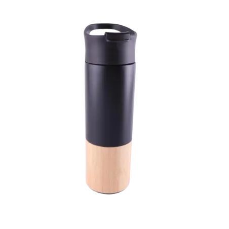Bottom Bamboo Bottle (Black)