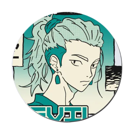 Anime Round Tea Coaster