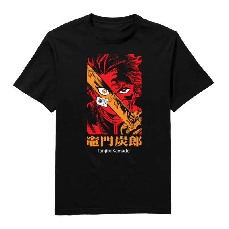 Tanjiro Demon slayer Round Neck T-Shirt