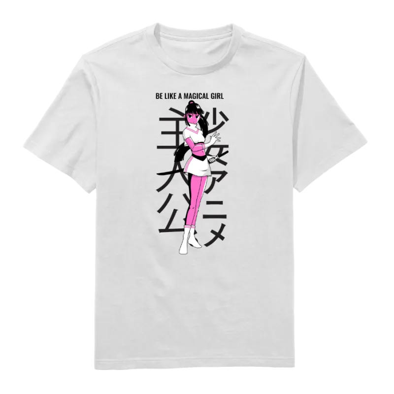Be like a magical girl Round Neck T-Shirt