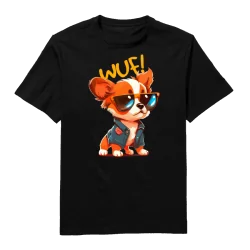 Wuf puppy Round Neck T-Shirt