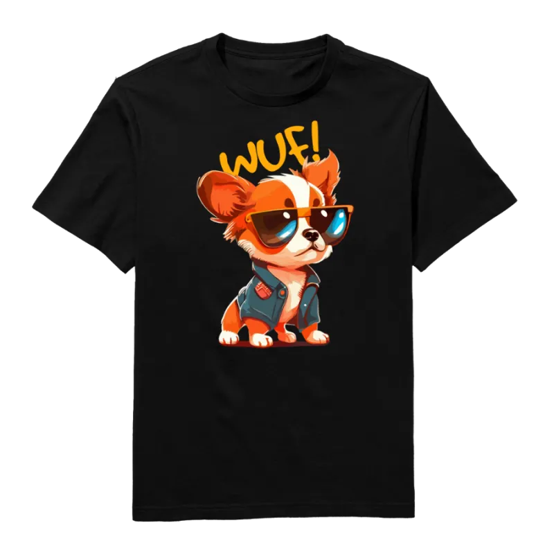 Wuf puppy Round Neck T-Shirt