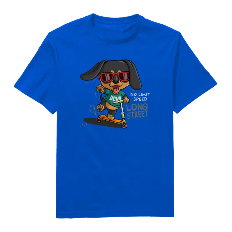 Canine Coolness Round Neck T-Shirt