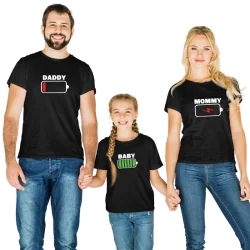 Battery Life Family T shirt
