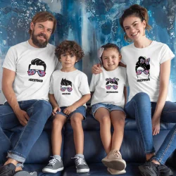 Hairy Specs Family T-shirt