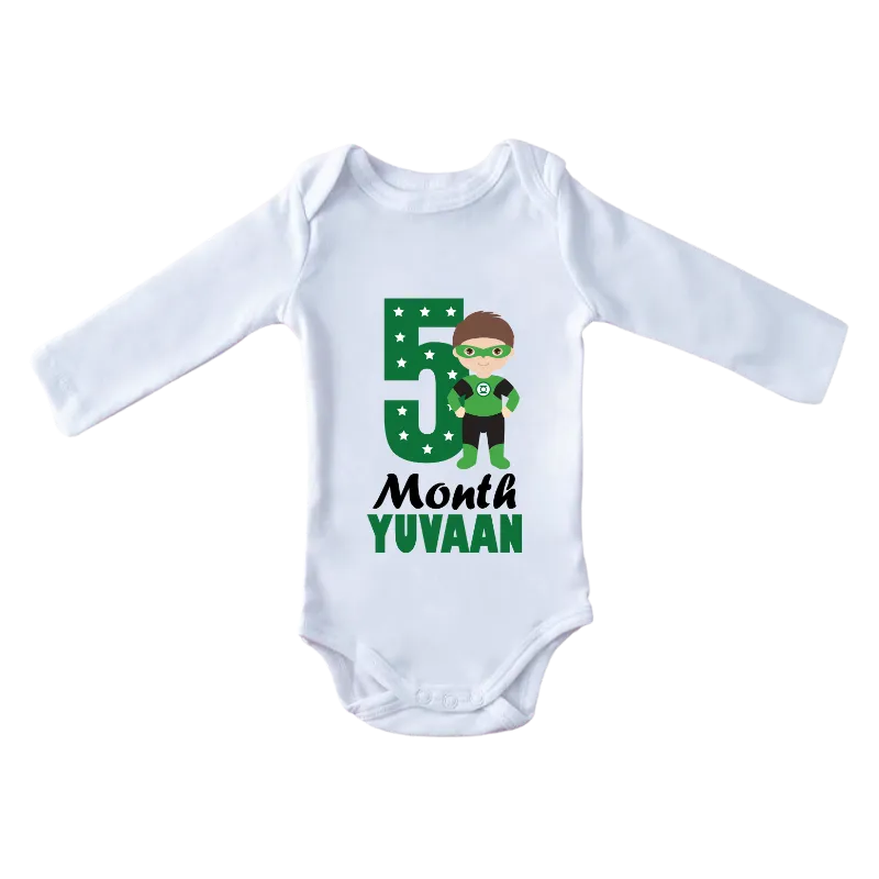 Five Month Baby Full Sleeves Onesie