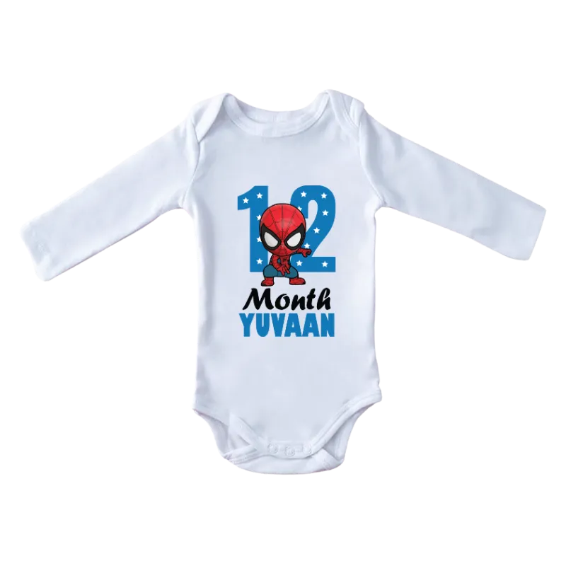 Twelfth Month Baby  Full Sleeves Onesie