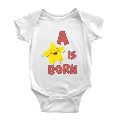 A Is Born Baby Onesie