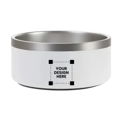 Customized dog bowl