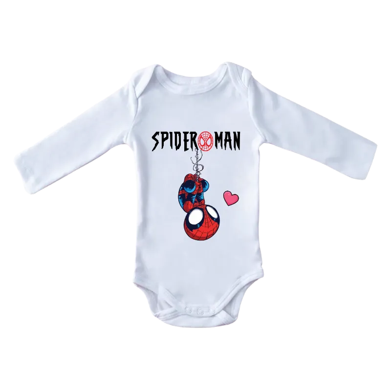 Spiderman Full Sleeves Baby Onesie
