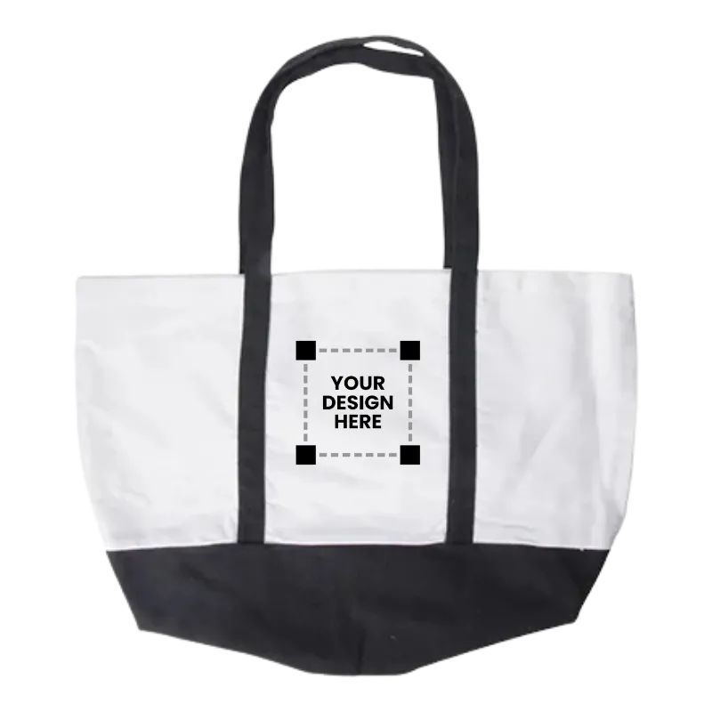 Customized Tote Bag With Black Handle