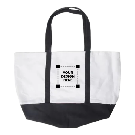 Customized Tote Bag With Black Handle