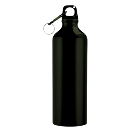 Aluminum Metal Glossy Bottle (Black)