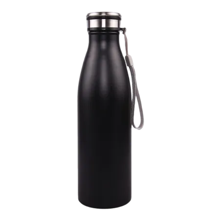 Hight Quality Stainless Steel Bottle With String (Black)